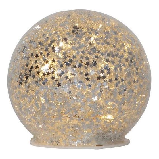 Eglo 411345 - LED Kerstversiering STAR FALL 10xLED/2xAA zilver