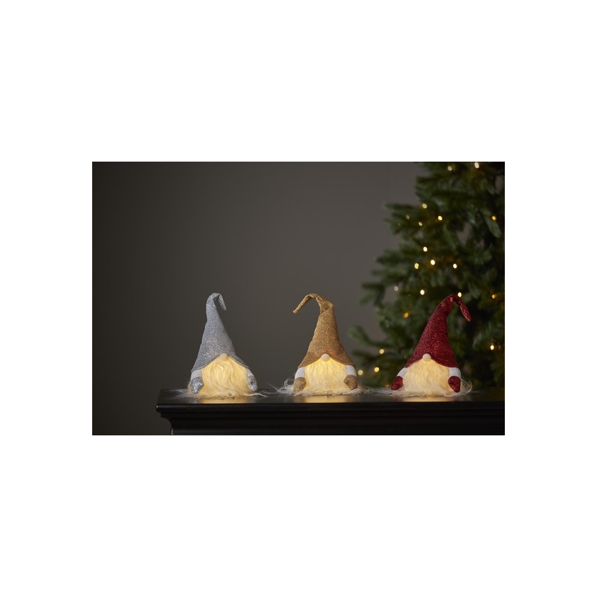 Eglo - LED kerstdecoratie LED/0,06W/3xAG13 goudkleurig