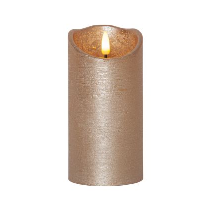 Eglo 411501 - LED kerstdecoratie FLAME LED/0,03W/2xAA goudkleurig