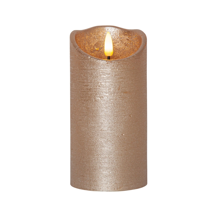 Eglo 411501 - LED kerstdecoratie FLAME LED/0,03W/2xAA goudkleurig