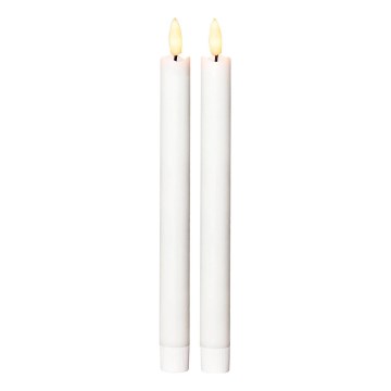 Eglo 411505 - SET 2x LED-kaars FLAMME LED/1xAAA wit