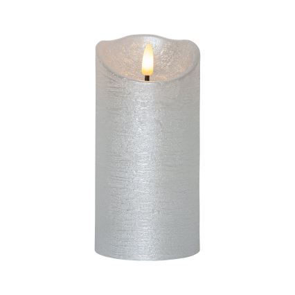 Eglo 411514 - LED kerstdecoratie FLAMME LED/0,03W/2xAA zilverkleurig
