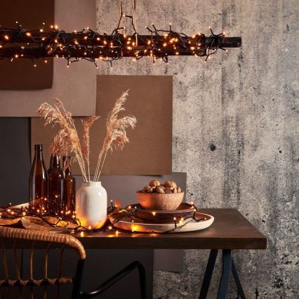 Eglo - LED buiten kerstlichtsnoer 1200 LEDs, 29 m, IP44, warm wit