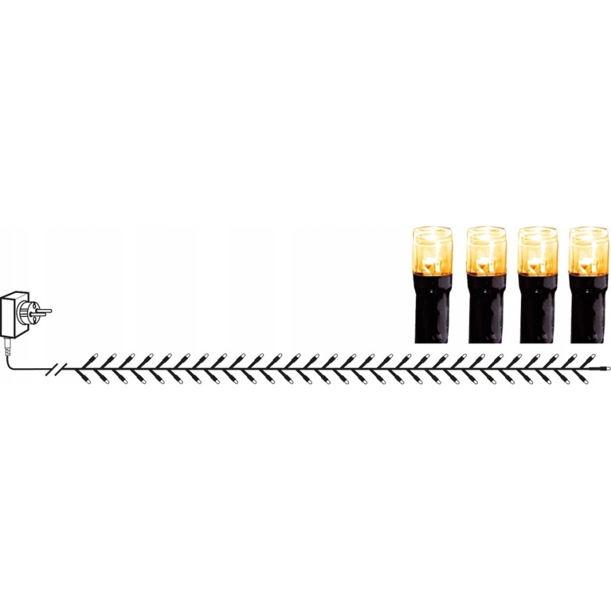 Eglo - LED buiten kerstlichtsnoer 1200 LEDs, 29 m, IP44, warm wit