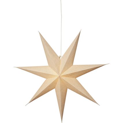 Eglo 411556 - Kerstversiering ÉTOILE ster 1xE14/25W/230V 60 cm beige