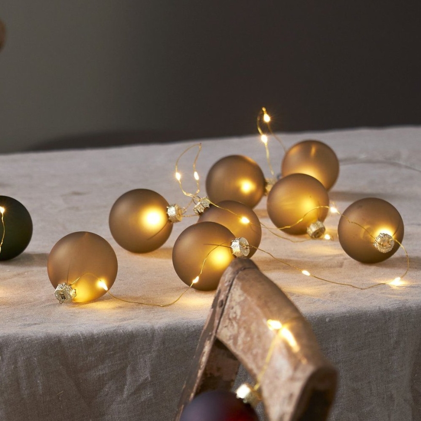 Eglo 411557 - Kerst lichtsnoer BLISS 22xLED/3xAA 2,6m warm wit