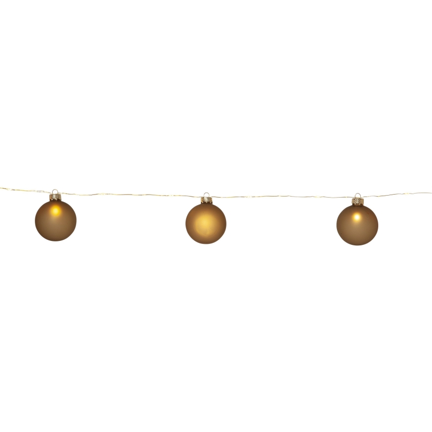 Eglo 411557 - lichtsnoer BLISS 22xLED/3xAA 2,6m warm wit