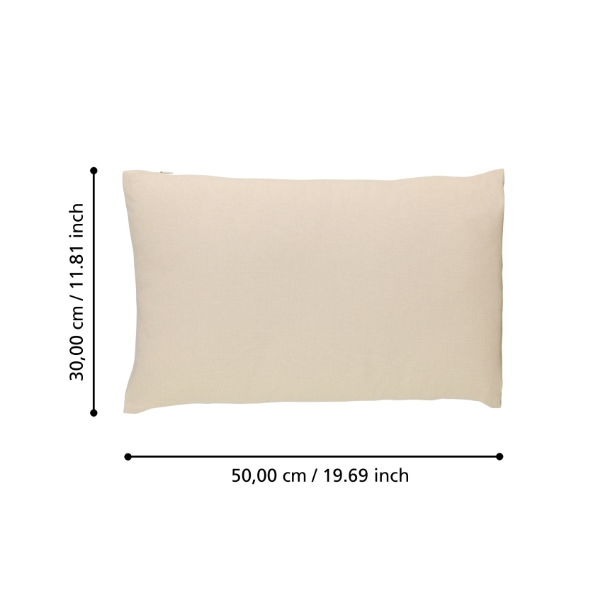 Eglo 420021 - Sierkussen ILES 30x50 cm beige