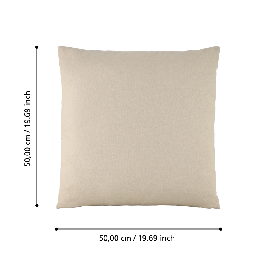 Eglo 420022 - Decoratief sierkussen ILES 50x50 cm beige