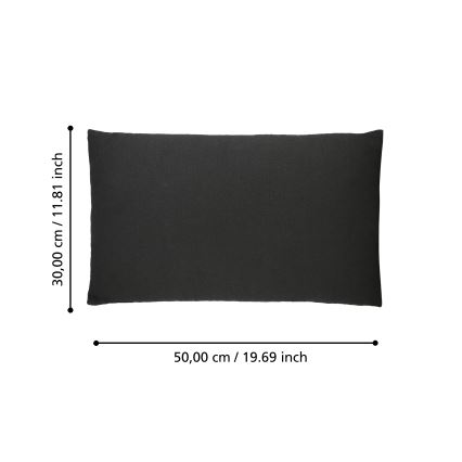 Eglo 420023 - Sierkussen ILES 30x50 cm zwart