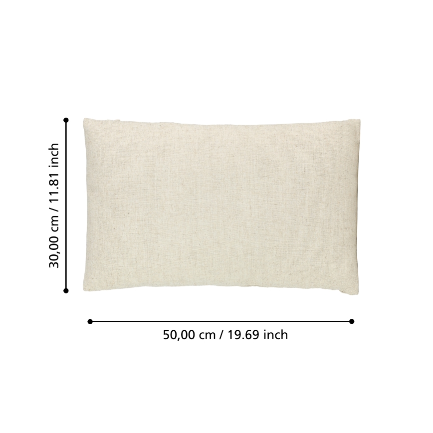 Eglo 420032 - sierkussen ILES 30x50 cm beige
