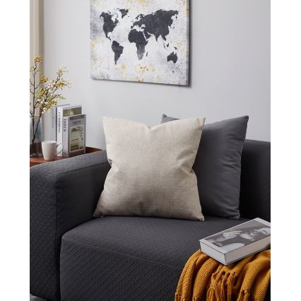 Eglo 420033 - Decoratief kussen ILES 50x50 cm beige