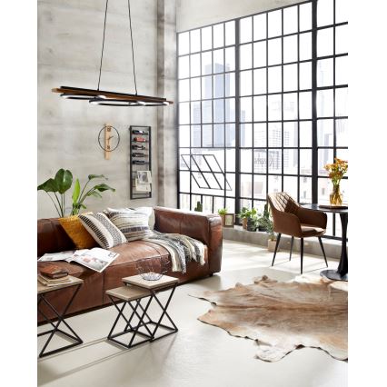 Eglo 420052 - Decoratief sierkussen CHEVERY 50x50 cm crème/zwart