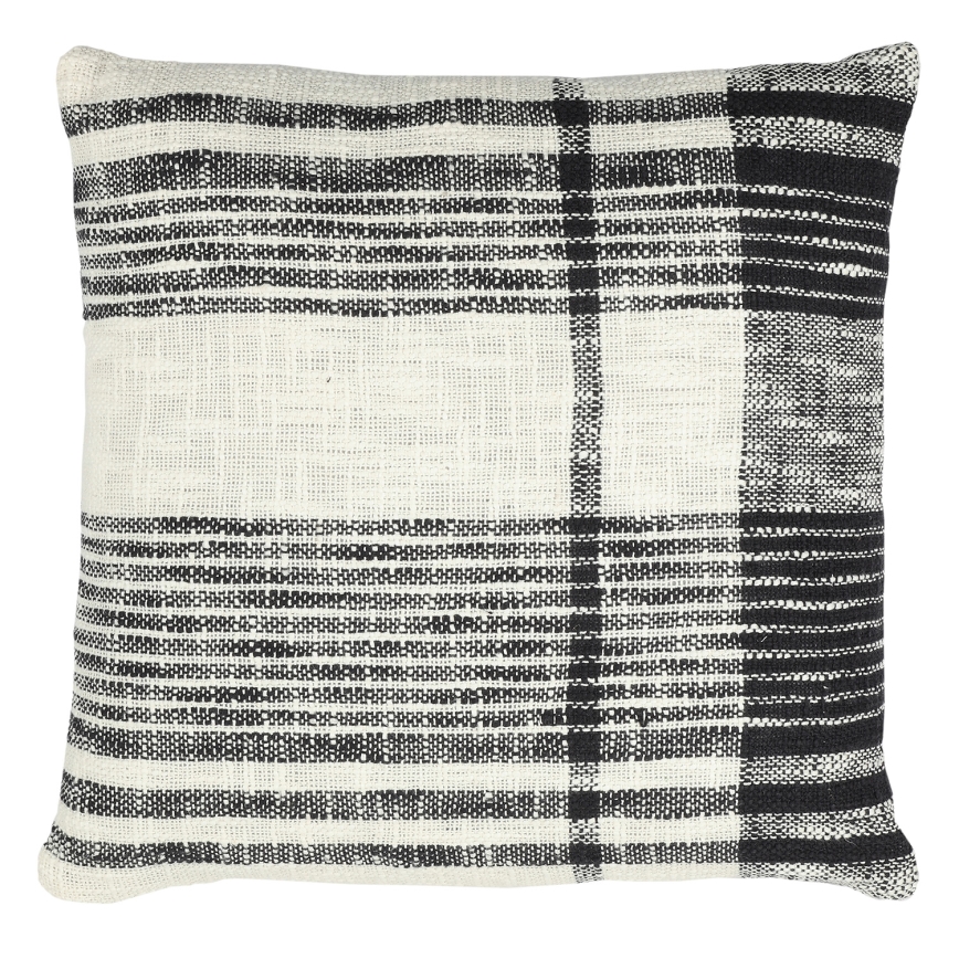 Eglo 420061 - Decoratief sierkussen CHEVERY 45x45 cm crème/zwart