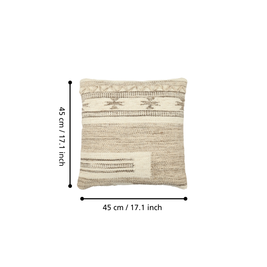 Eglo 420071 - Sierkussen CHEVERY 45x45 cm beige
