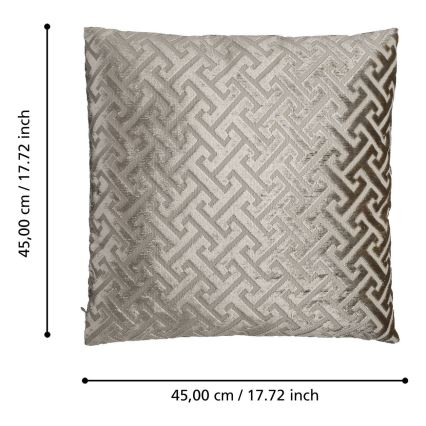 Eglo - Decoratief kussen 45x45 cm beige