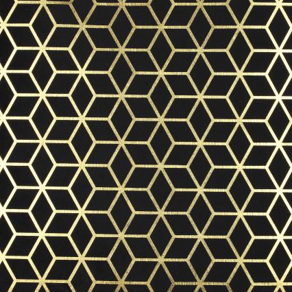 Eglo - Decoratief kussen 45x45 cm zwart/goud