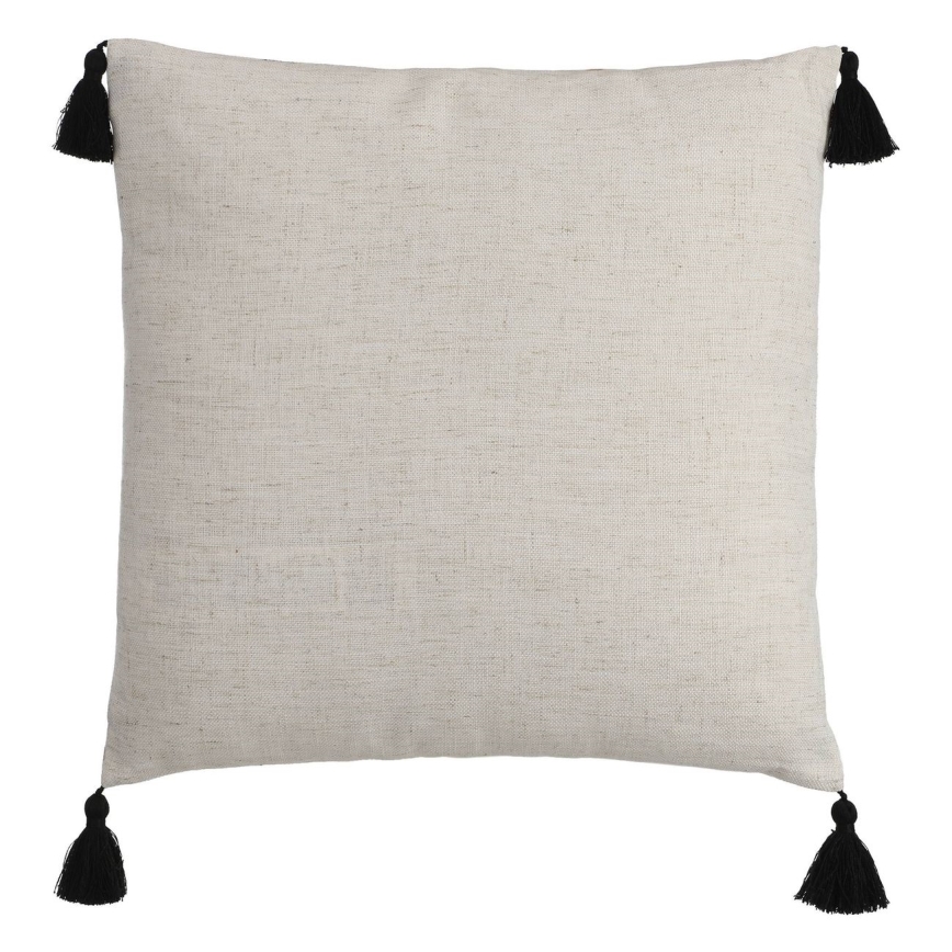 Eglo 420079 - Decoratief sierkussen CHEVERY 45x45 cm beige/zwart