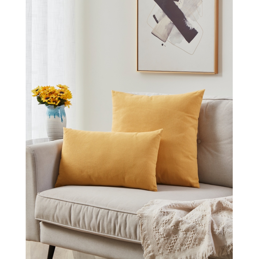 Eglo 420092 - Decoratief sierkussen ILES 30 x 45 cm geel