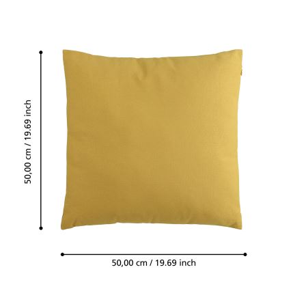 Eglo 420093 - Sierkussen ILES 50x50 cm geel