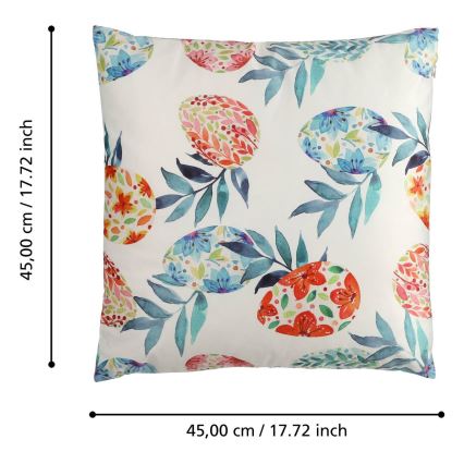 Eglo 420101 - Sierkussen GEBENG 45x45 cm blauw/rood