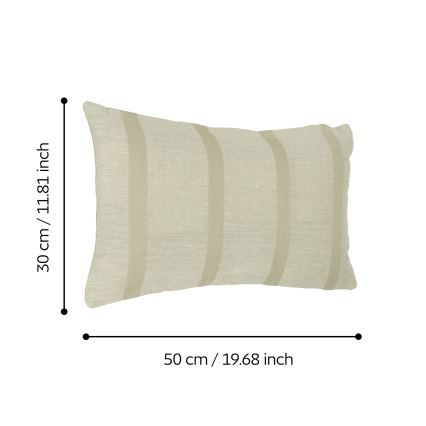 Eglo 420111 - Sierkussen BETAMPONA 30x50 cm beige
