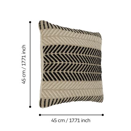 Eglo 420124 - Sierkussen CHEVERY 45x45 cm bruin