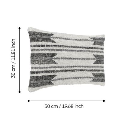 Eglo 420126 - Decoratief kussen CHEVERY 30x50 cm grijs