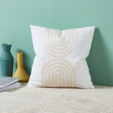 Eglo 420238 - Sierkussen BERHALA 45x45 cm wit/beige