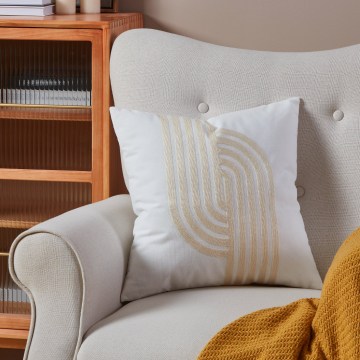 Eglo 420241 - Decoratiekussen BERHALA 45x45 cm wit/beige