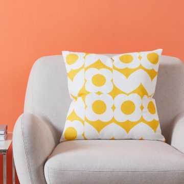 Eglo 420245 - Sierkussen TSUNAN 45x45 cm geel