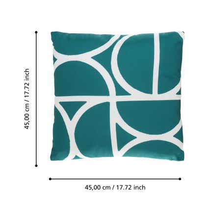 Eglo 420249 - Decoratief kussen TSUNAN 45x45 cm groen