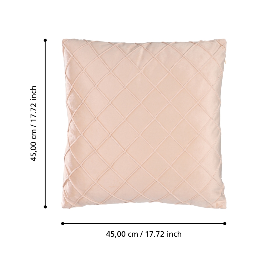 Eglo 420253 - Sierkussen SHOURA 45x45 cm roze