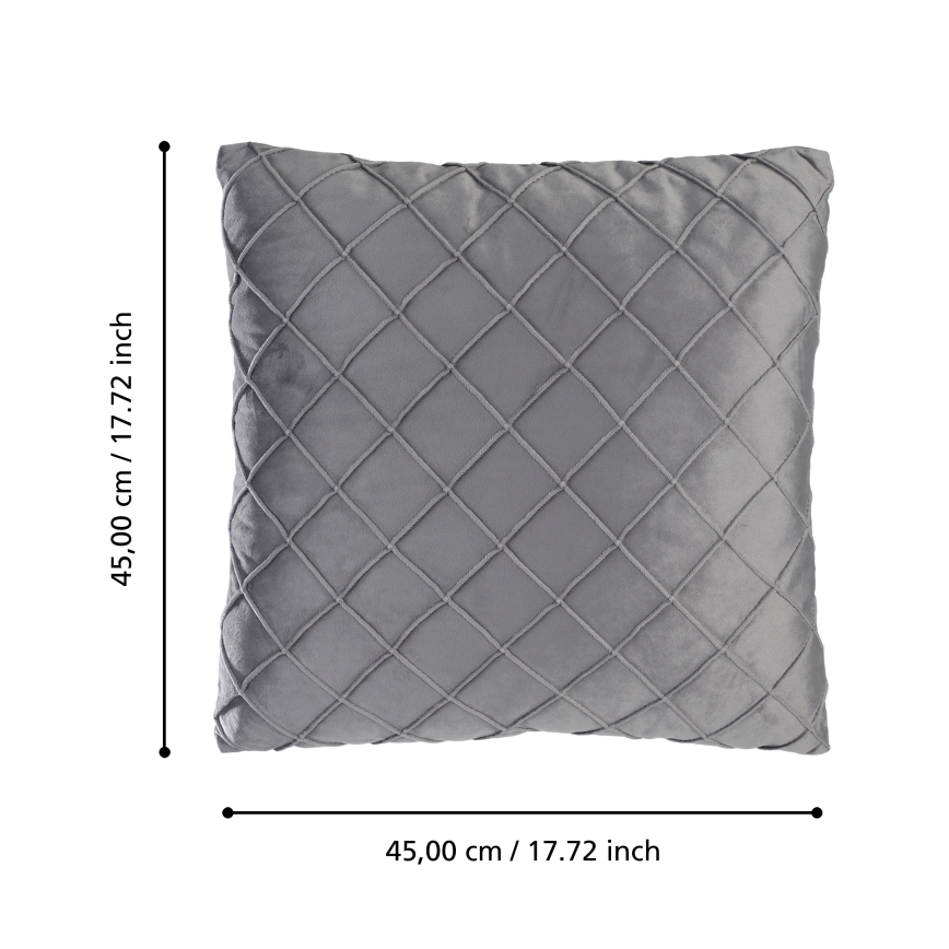 Eglo 420254 - Sierkussen SHOURA 45x45 cm grijs
