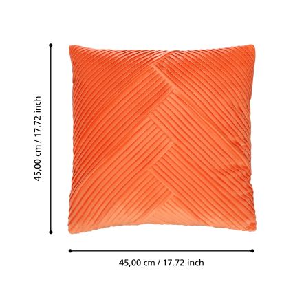 Eglo 420264 - Decoratief kussen SHOURA 45x45 cm oranje