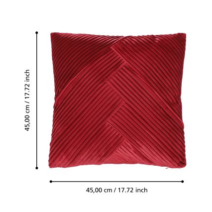 Eglo 420265 - Sierkussen SHOURA 45x45 cm rood