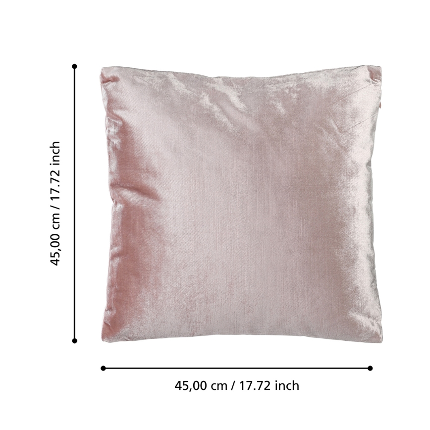 Eglo 420268 - Decoratief kussen SINGU 45x45 cm roze