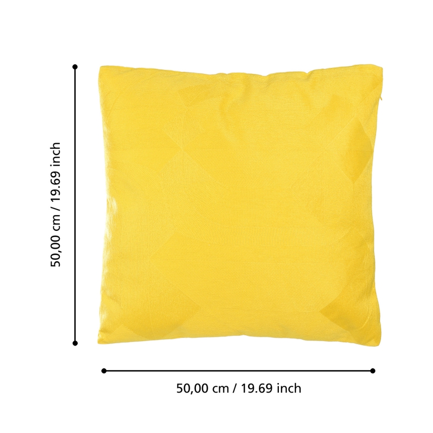 Eglo 420289 - Sierkussen BERHALA 50x50 cm geel