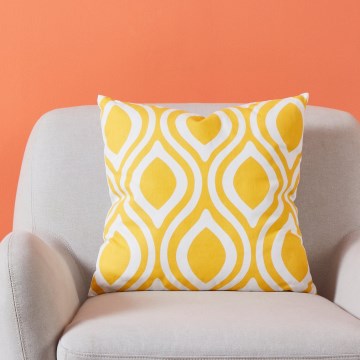 Eglo 420293 - Sierkussen CHEVERY 45x45 cm geel