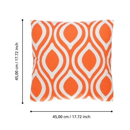 Eglo 420295 - Sierkussen CHEVERY 45x45 cm oranje