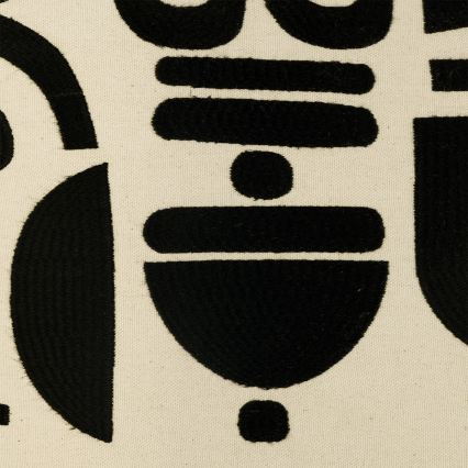 Eglo 420307 - Decoratief sierkussen CHEVERY 45x45 cm crème/zwart