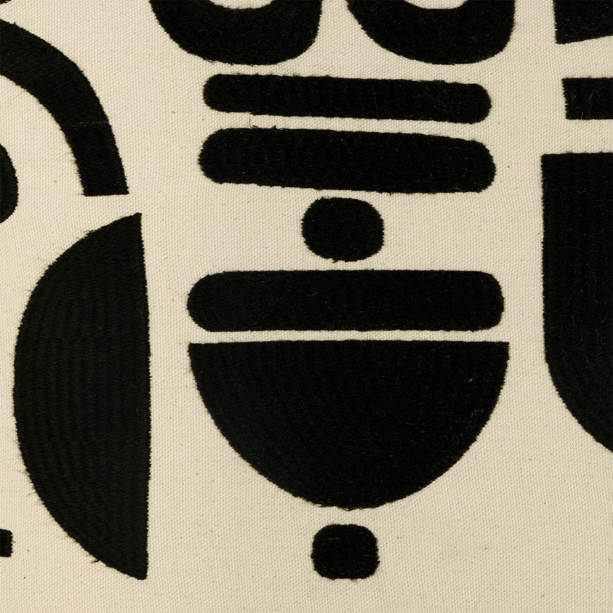 Eglo 420307 - Decoratief sierkussen CHEVERY 45x45 cm crème/zwart