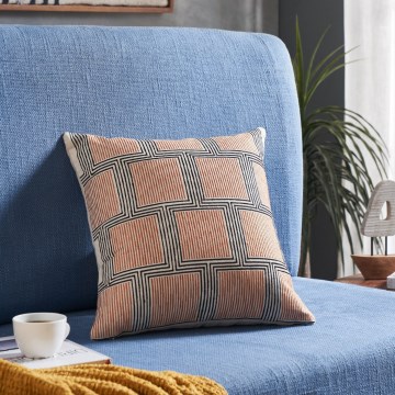 Eglo 420308 - Decoratief sierkussen CHEVERY 45x45 cm bruin