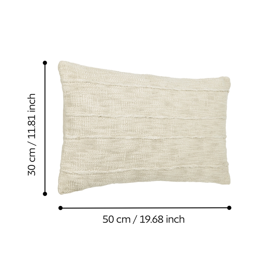 Eglo 420336 - Decoratief sierkussen SHILABO 50x30 cm beige