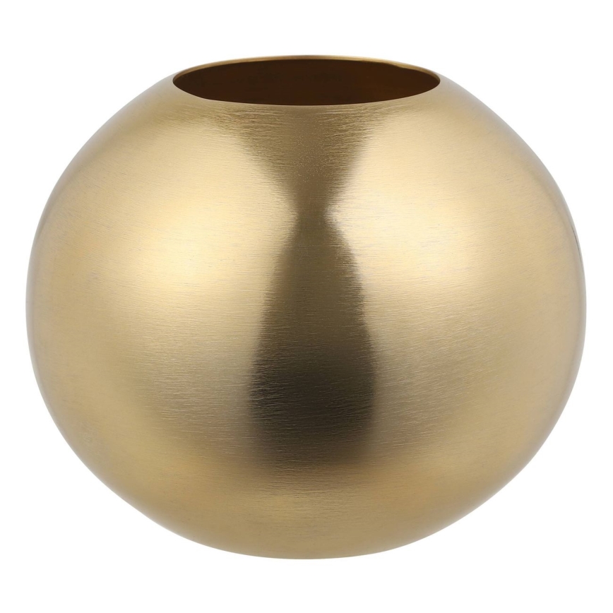 Eglo - Metalen vaas 16,5x18 cm goud