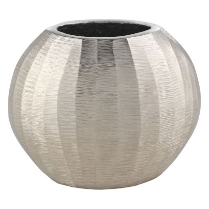 Eglo - Metalen vaas 13x15 cm zilver