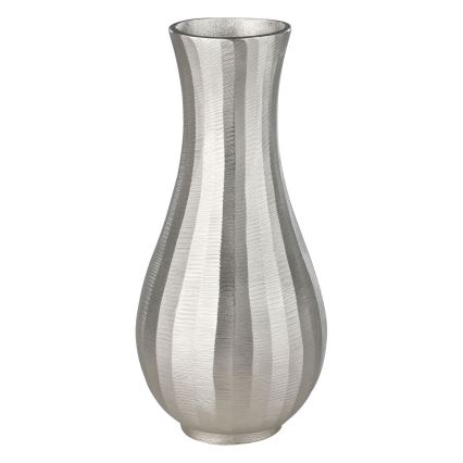 Eglo - Metalen vaas 28,5x13 cm zilver