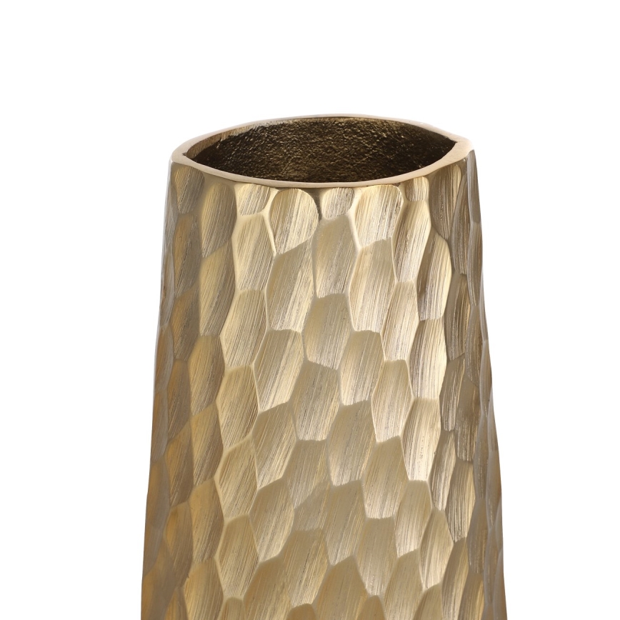 Eglo - Metalen vaas 40,5x14 cm goud