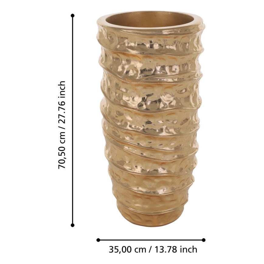 Eglo - Vaas 70,5x35 cm goud