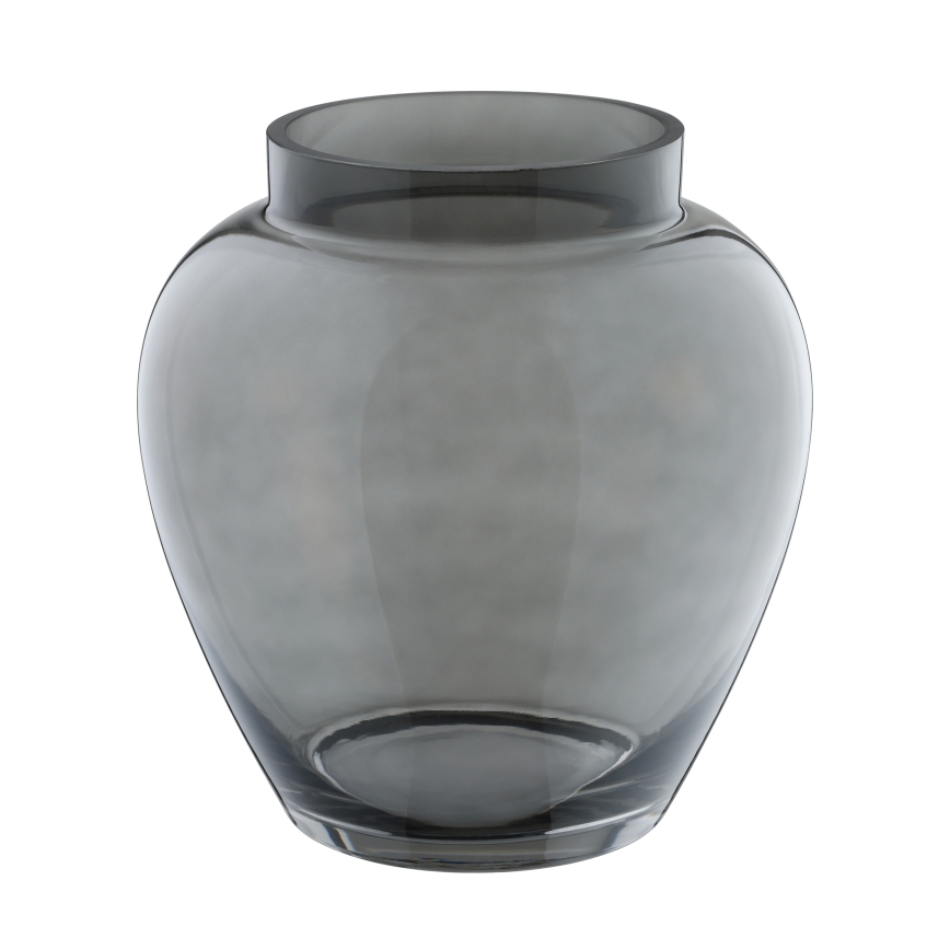 Eglo 421211 - glazen vaas ASINDRO 23,5 x 22 cm zwart/rookglas